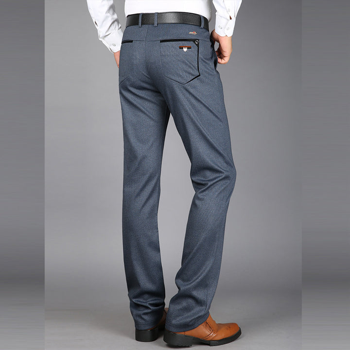 Men's Slim Fit Pants with Innovative Pocket Design Lisslune