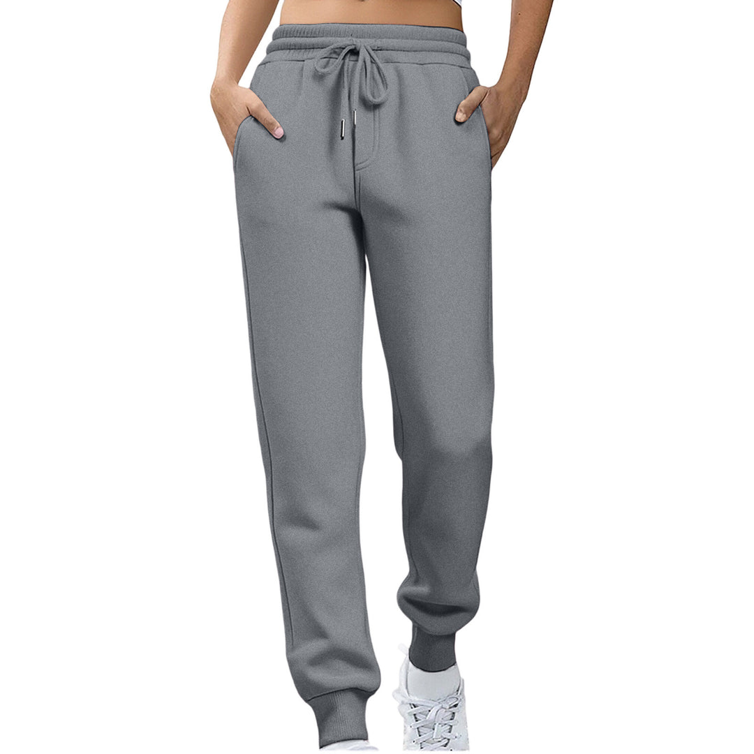 Women Relaxed Fit Sweatpants with Elastic Waistband and Side Pockets Lisslune