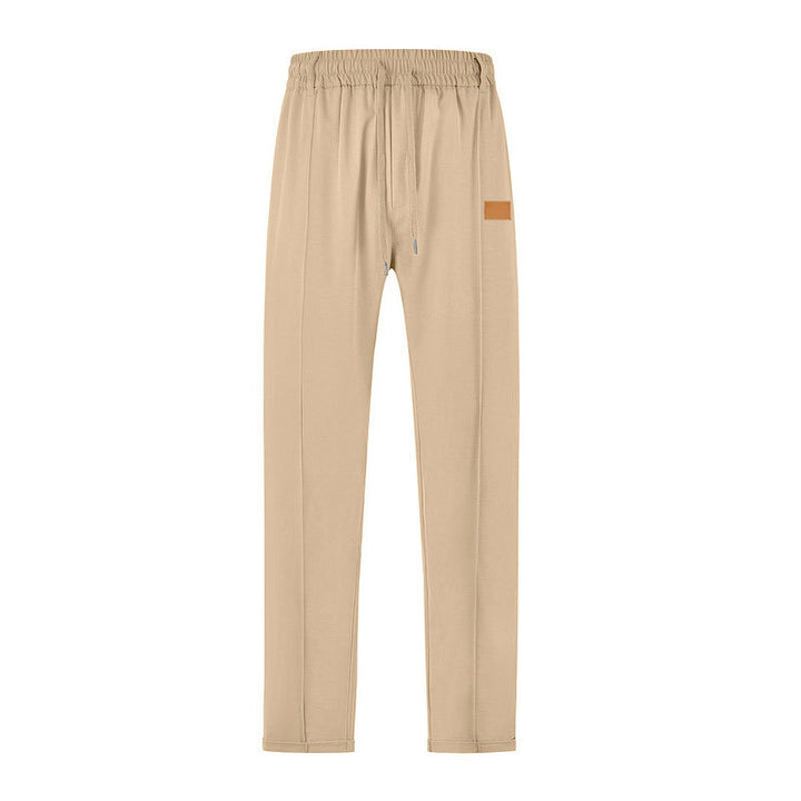 Men's leisure jogging pants with adjustable waistband and practical side pockets Lisslune