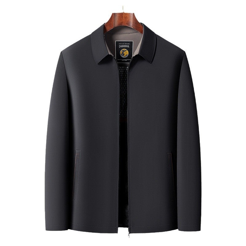 Men's Fashionable Lightweight Jacket with Functional Zipper Lisslune