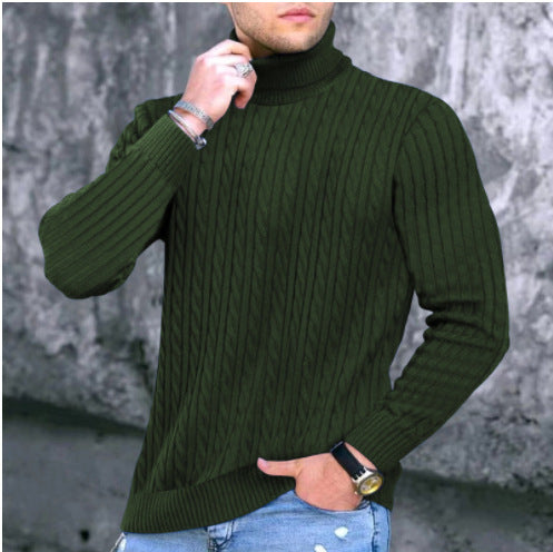 Men's turtleneck sweater made of comfortable knit quality Lisslune