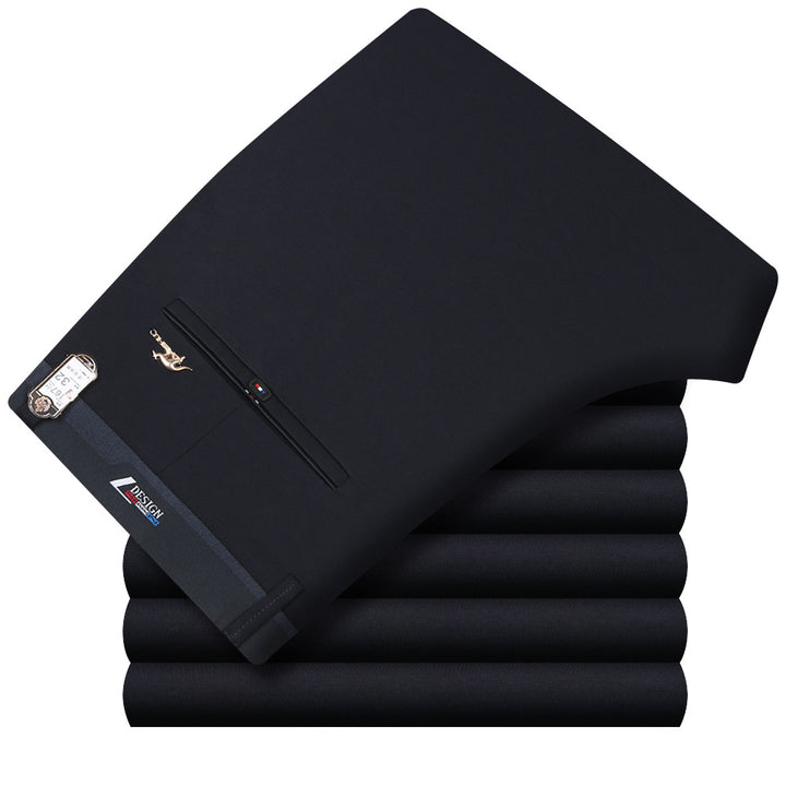 Men's Elegant Suit Pants with Comfortable Stretch Fabric Lisslune