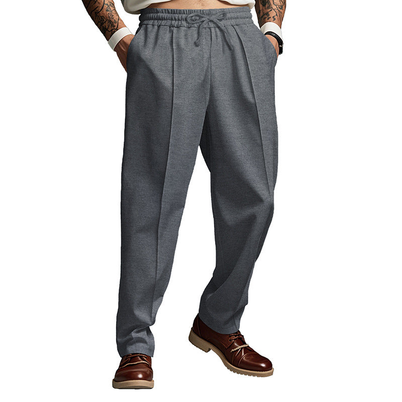 Men's casual jogging pants with elastic waistband and practical side pockets Lisslune