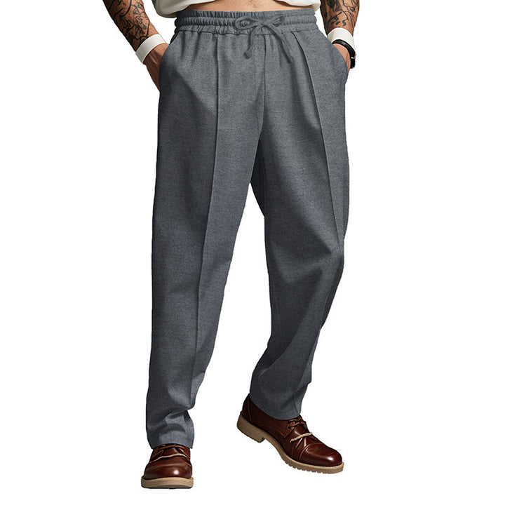 Men's casual jogging pants with elastic waistband and practical side pockets Lisslune