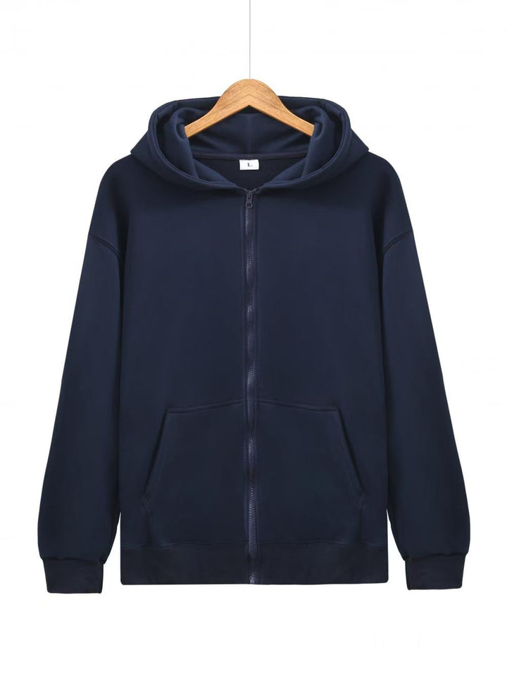 Ladies hoodie jacket with full zip and practical pockets Lisslune