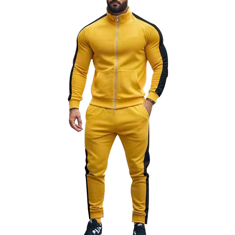 Men's sporty hoodie jacket and jogging pants set Lisslune