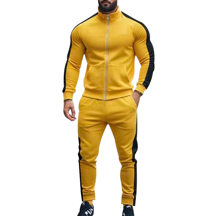 Men's sporty hoodie jacket and jogging pants set Lisslune