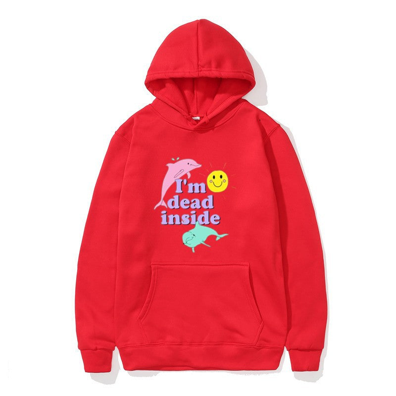 Women's hoodie with creative design and kangaroo pocket Lisslune