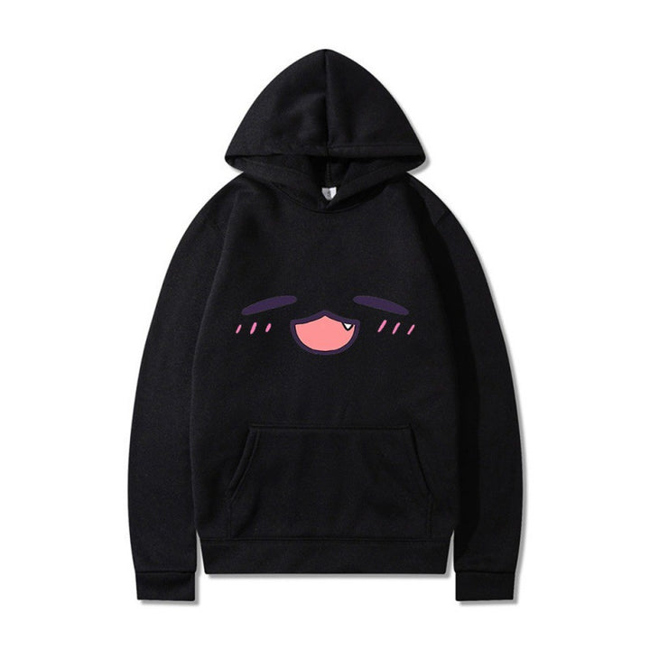 Women's hoodie with cheerful cartoon face and comfortable fit Lisslune