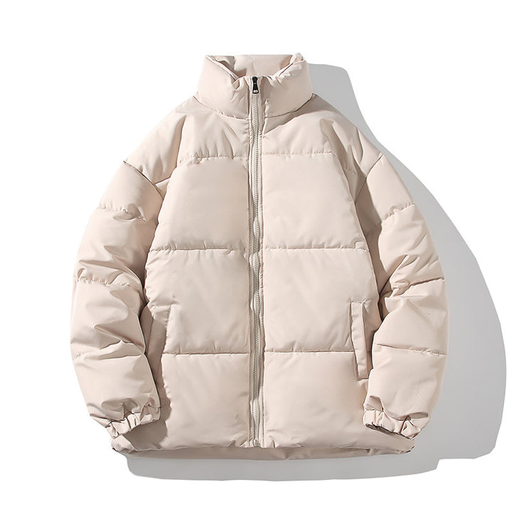 Men's insulated quilted jacket with high collar and elastic cuffs Lisslune