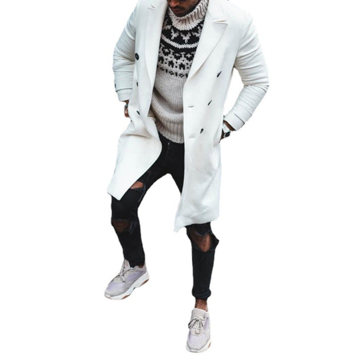 Men's elegant long coat Lisslune
