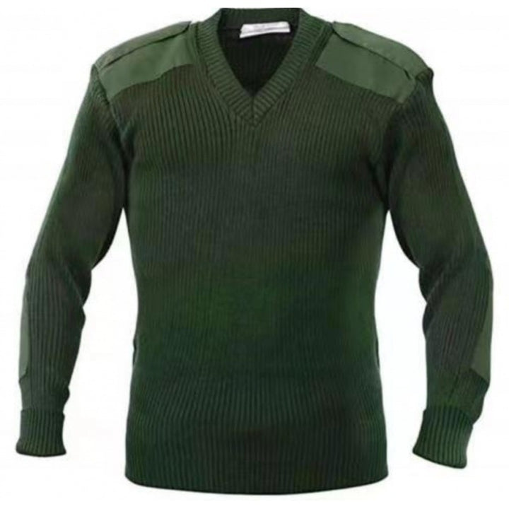 Men's textured knit top with shoulder details Lisslune