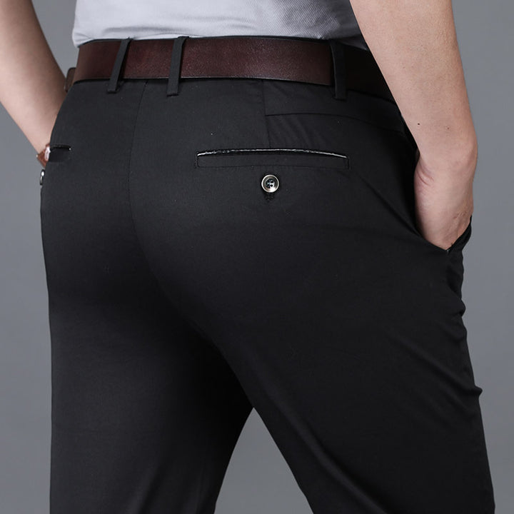 Men's modern chino pants with elegant pockets Lisslune