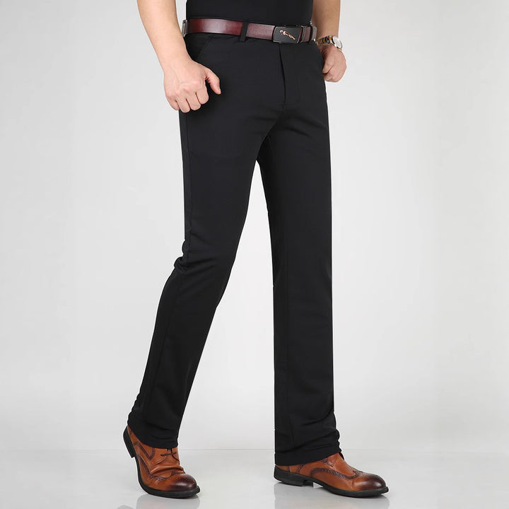 Men's formal chino pants with modern fit Lisslune