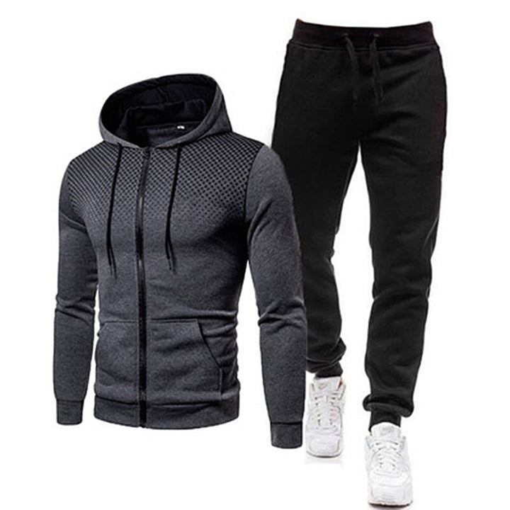 Men's sporty hoodie and jogging pants set with breathable technology Lisslune
