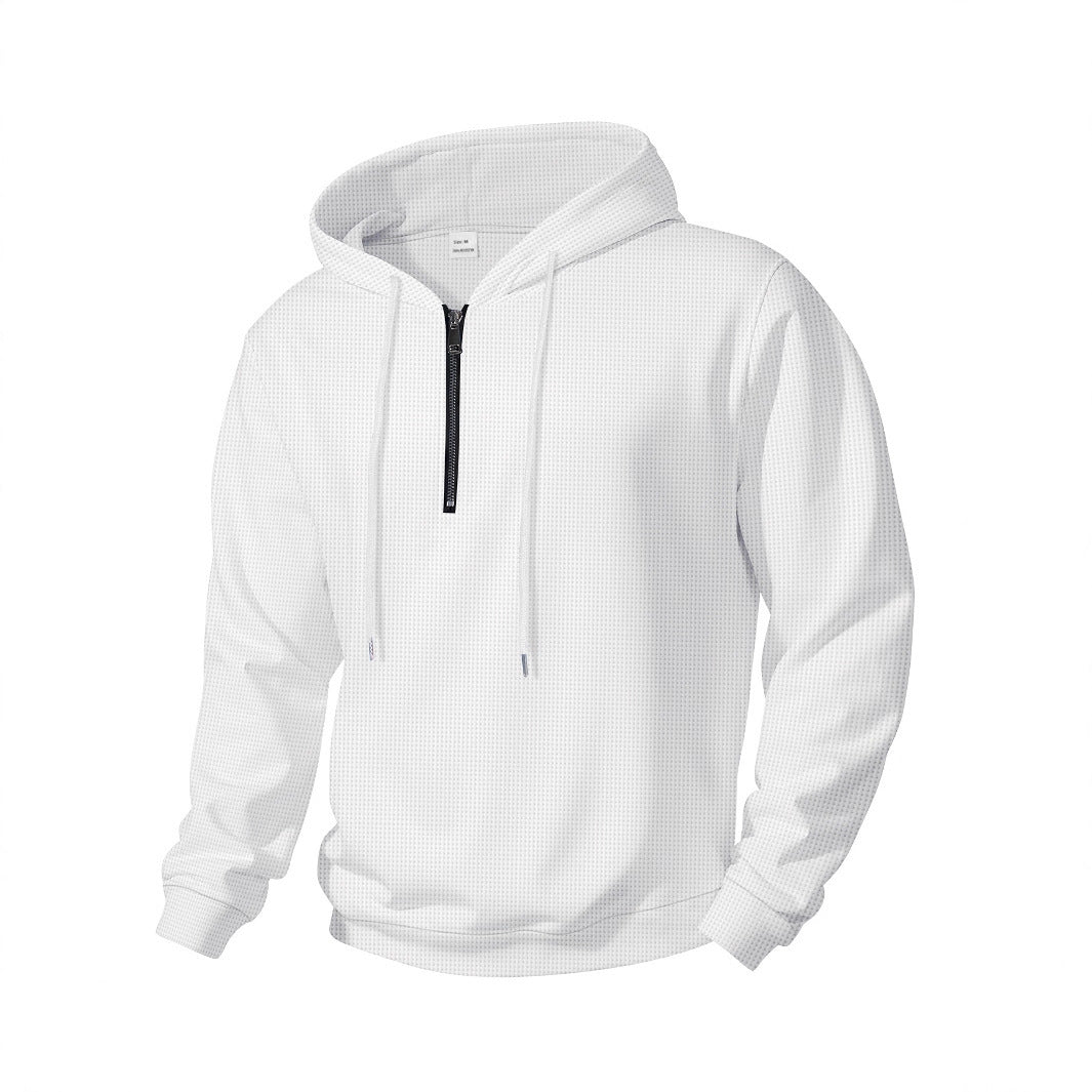 Men's sporty hoodie with functional zipper Lisslune