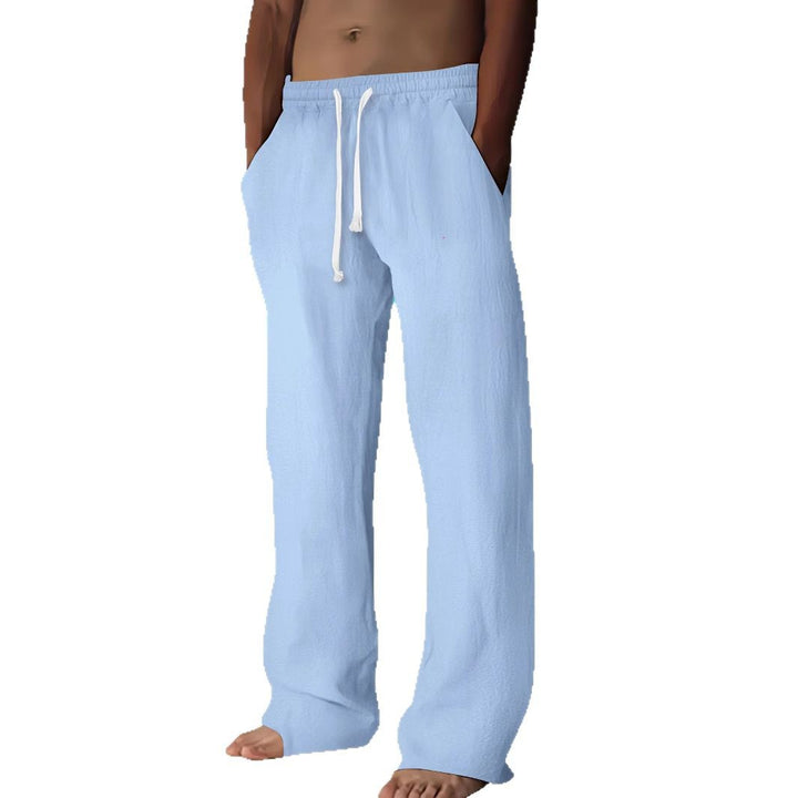 Men's casual beach shorts with elastic waistband and practical pockets Lisslune