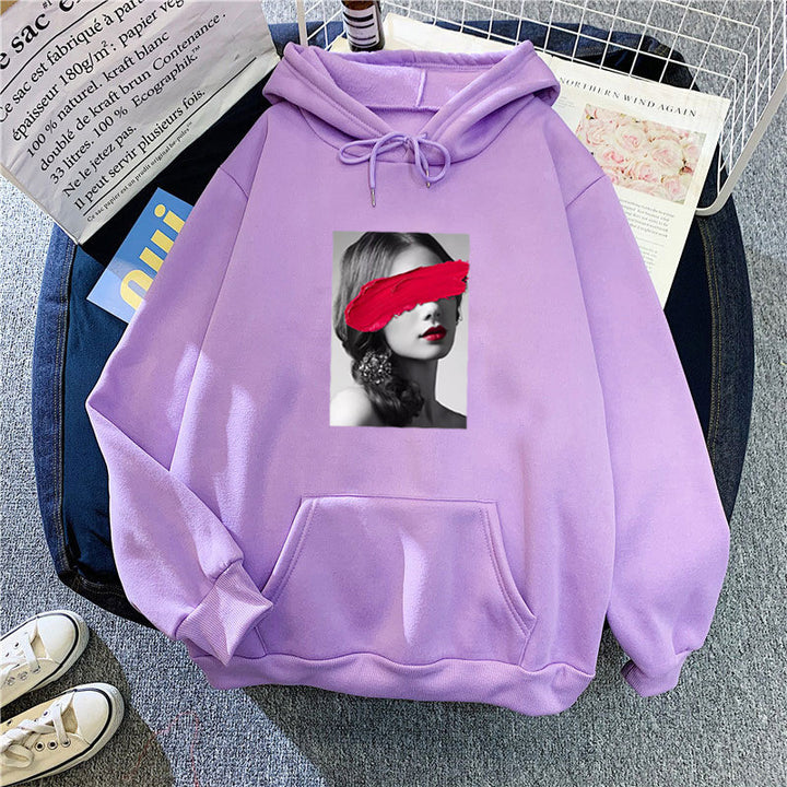 Women's hoodie with creative art design Lisslune