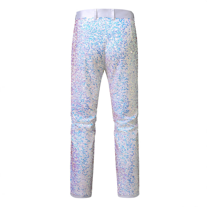 Men's sequin pants with shimmering effects Lisslune