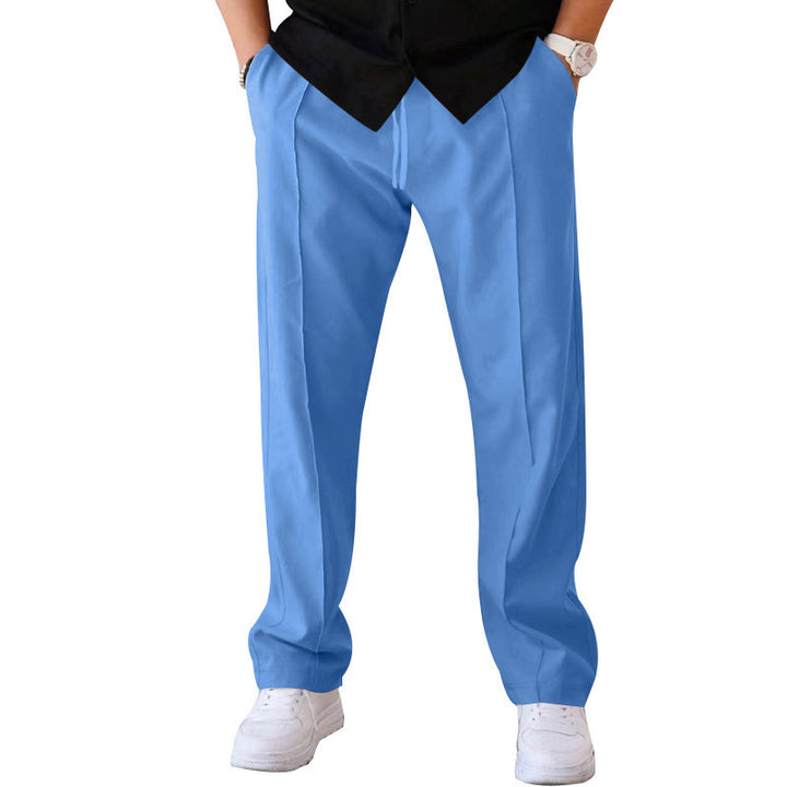Men's leisure pants with elastic waistband and stylish cut Lisslune