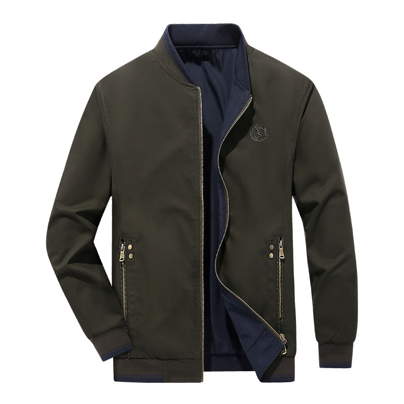 Men's Casual Zip-Up Jacket with Practical Pockets Lisslune