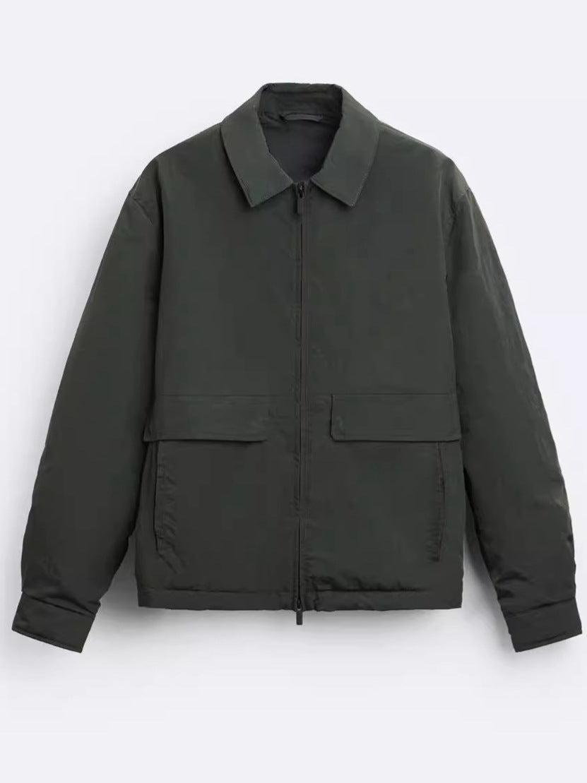 Men's casual jacket with practical pockets and modern cut Lisslune