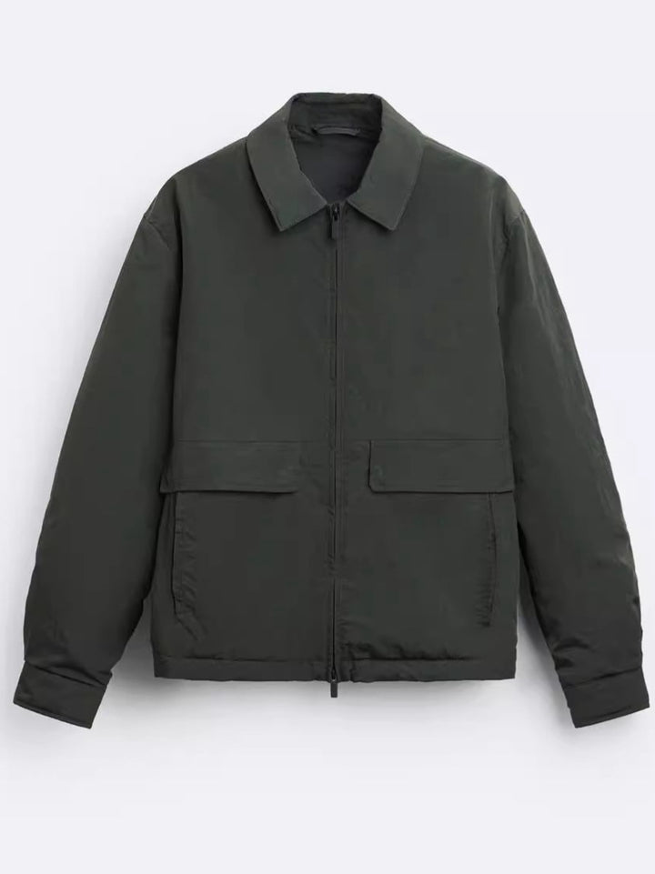 Men's casual jacket with practical pockets and modern cut Lisslune