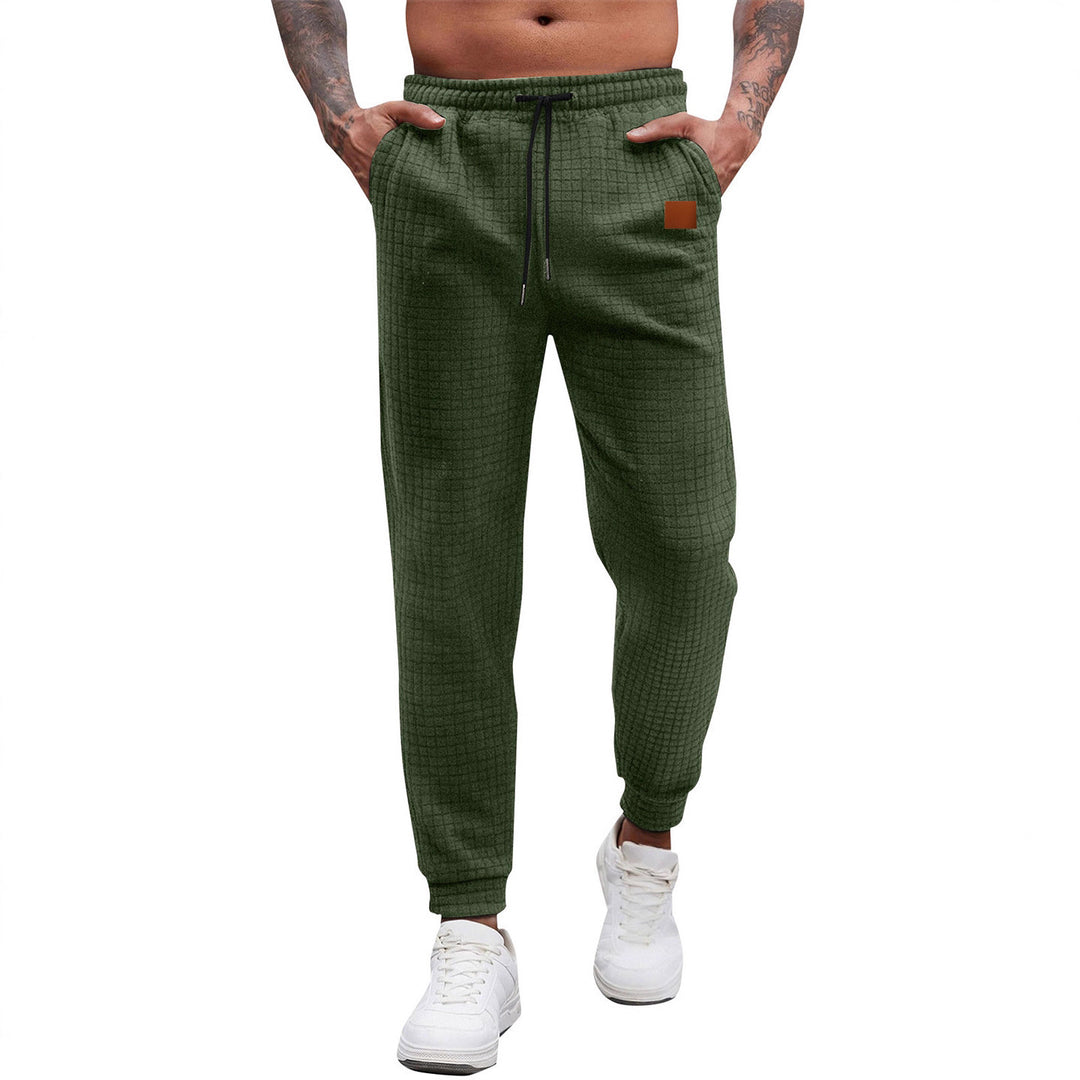 Men's sporty joggers with elastic waistband and practical side pockets Lisslune