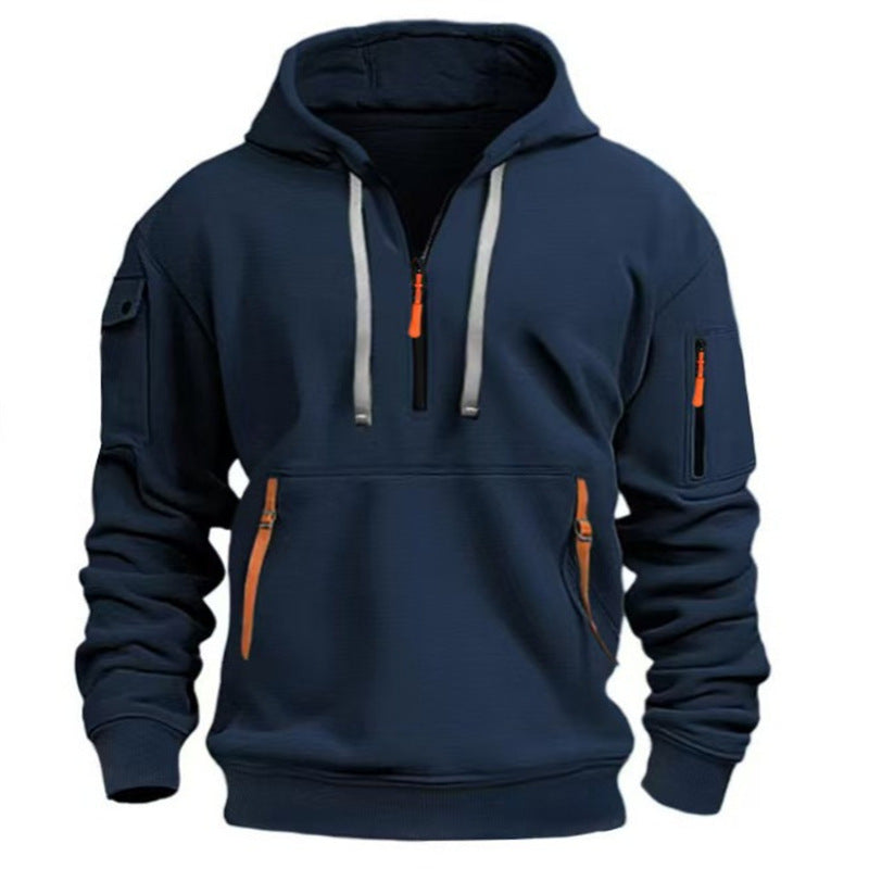 Men's functional pullover with versatile zip pockets Lisslune