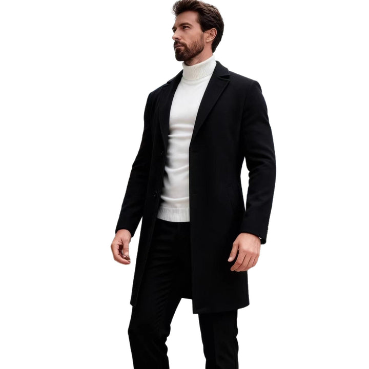 Men's elegant wool coat Lisslune
