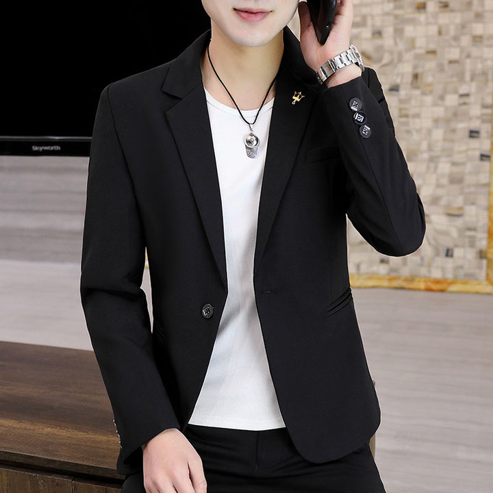 Men's elegant blazer in slim fit cut Lisslune