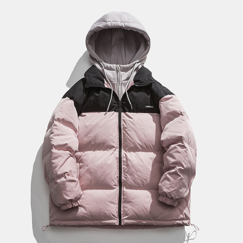 Men's winter jacket with detachable hood and heat-insulating lining Lisslune