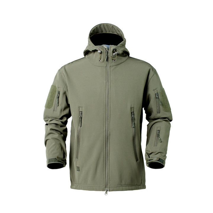 Men's tactical jacket with versatile zippered pockets and breathable material Lisslune