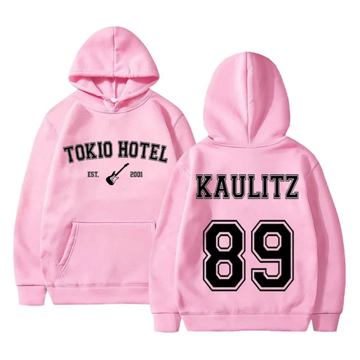 Women's hoodie with modern band design and comfortable fit Lisslune