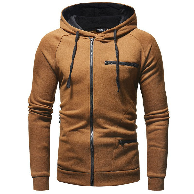 Men's hoodie with functional zipper pockets Lisslune