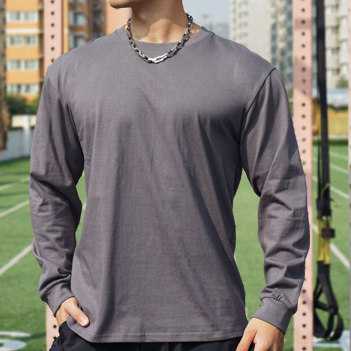 Men's long sleeve shirt made of high-quality cotton with breathable texture Lisslune