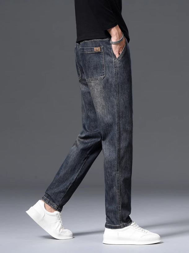 Men's casual joggers with elastic waistband and practical side pockets Lisslune