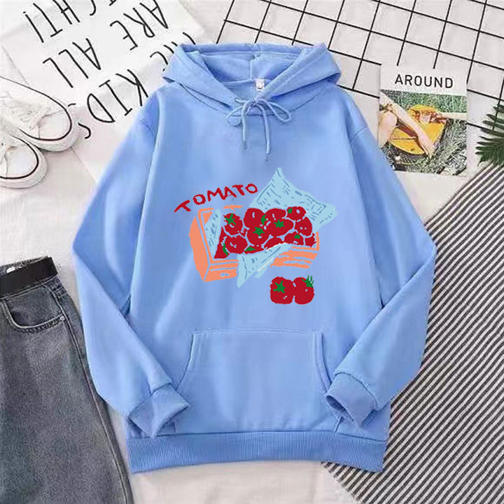 Women's hoodie with creative vegetable motif Lisslune