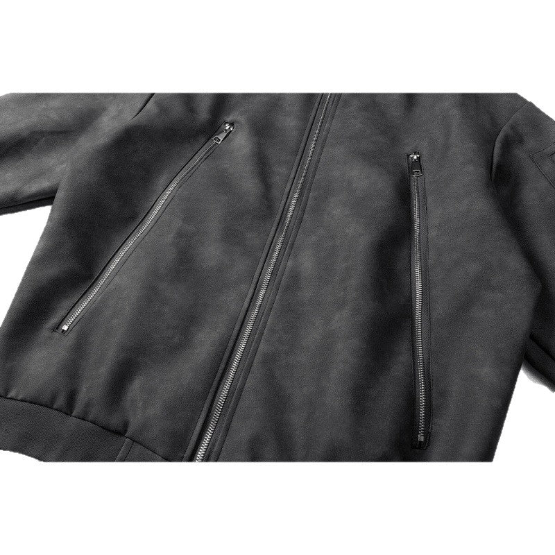 Men's transitional jacket with innovative design and multifunctional zippered pockets Lisslune