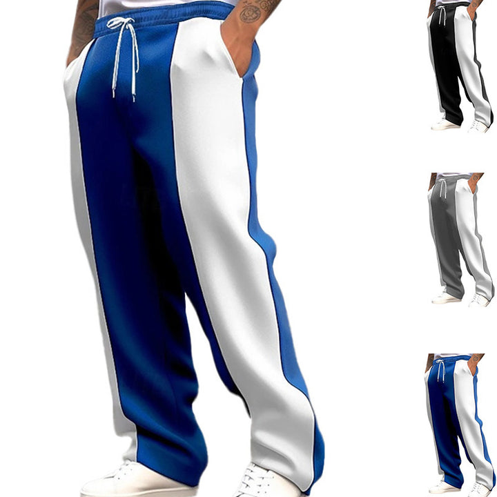 Men's sporty training pants with contrasting details Lisslune