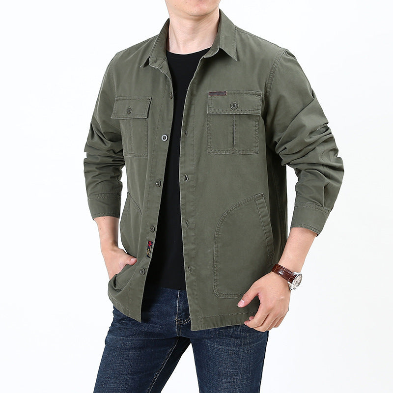 Men's versatile leisure jacket with practical pockets Lisslune