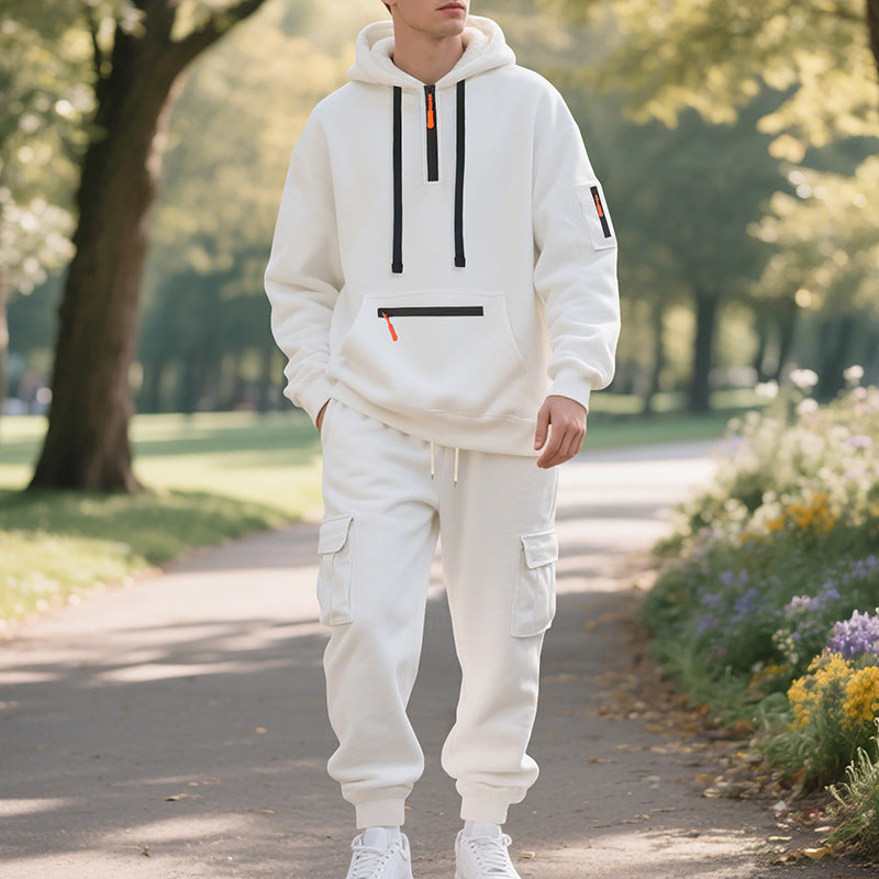 Men's sporty hoodie and cargo pants set Lisslune