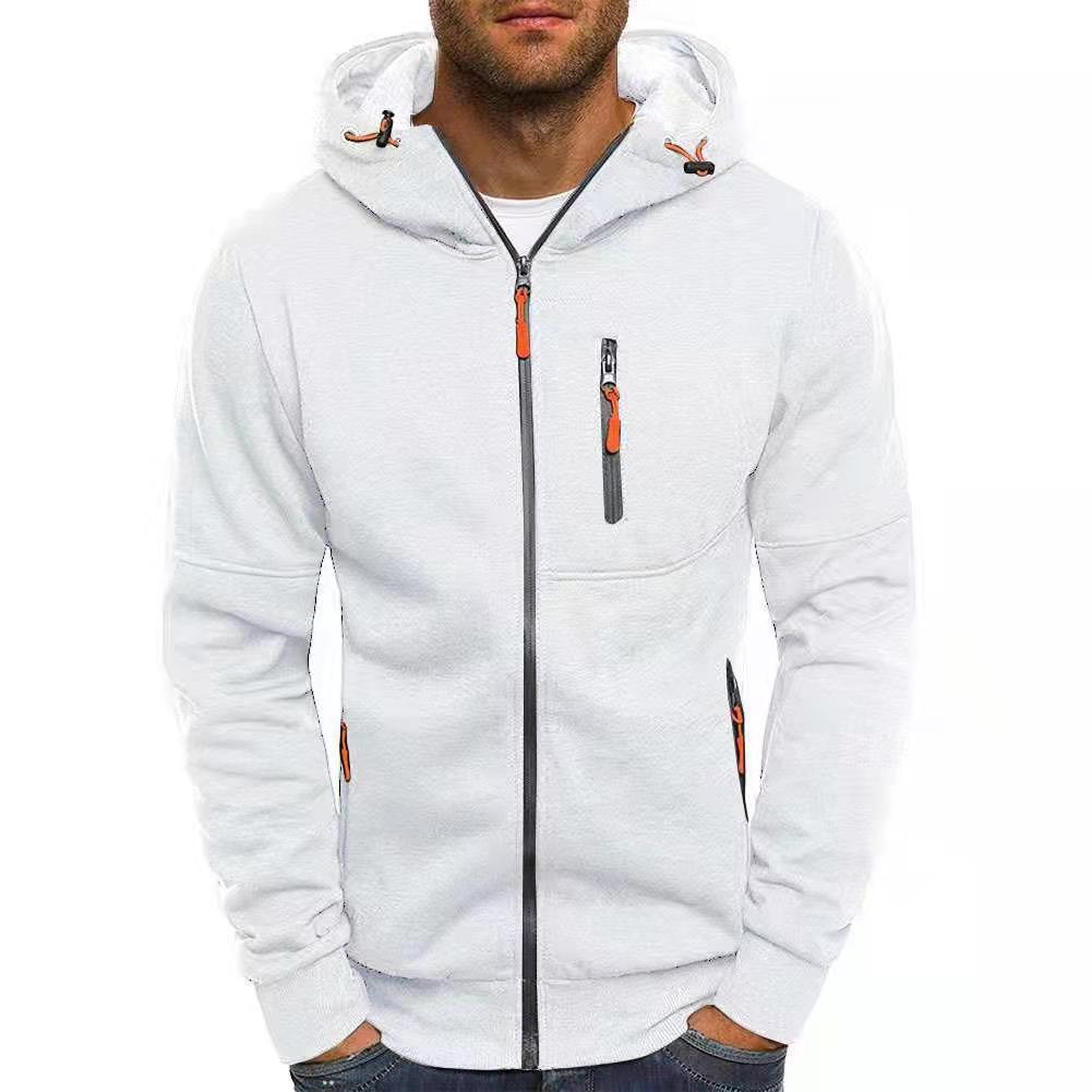 Men's sporty hooded jacket with practical zip pockets and breathable inserts Lisslune