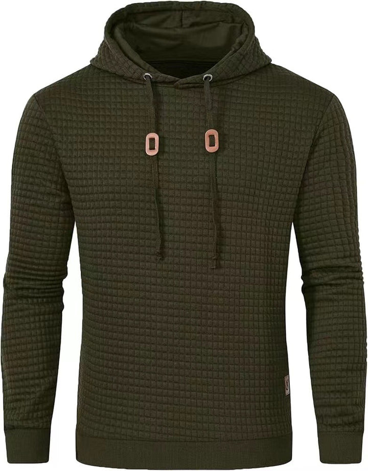 Men's hooded sweatshirt made of textured fabric Lisslune