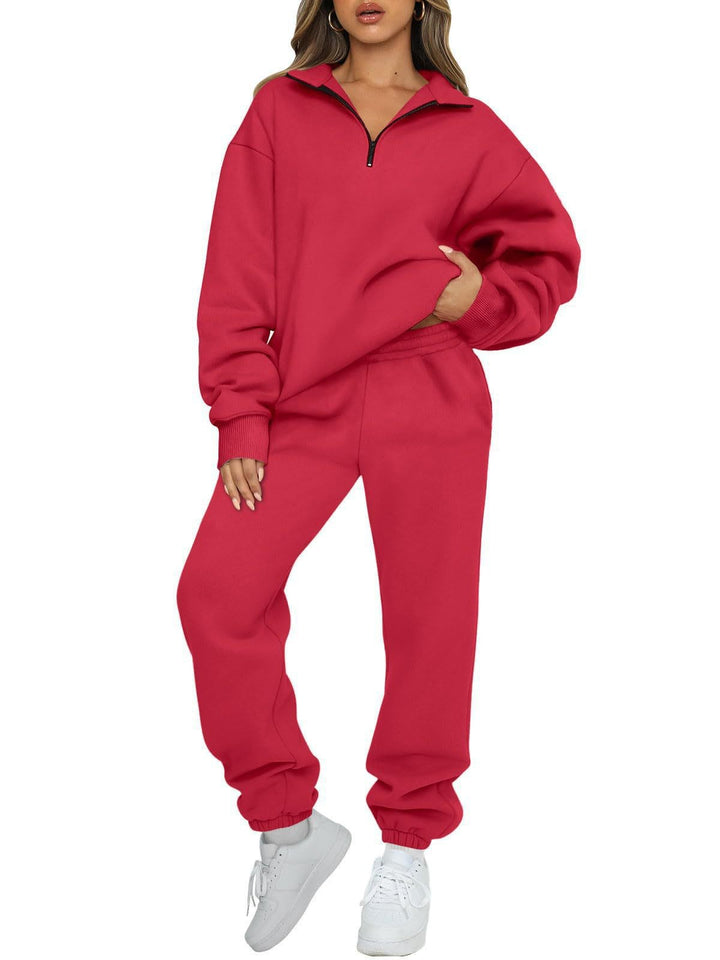 Women's relaxed sweater and jogging pants set Lisslune