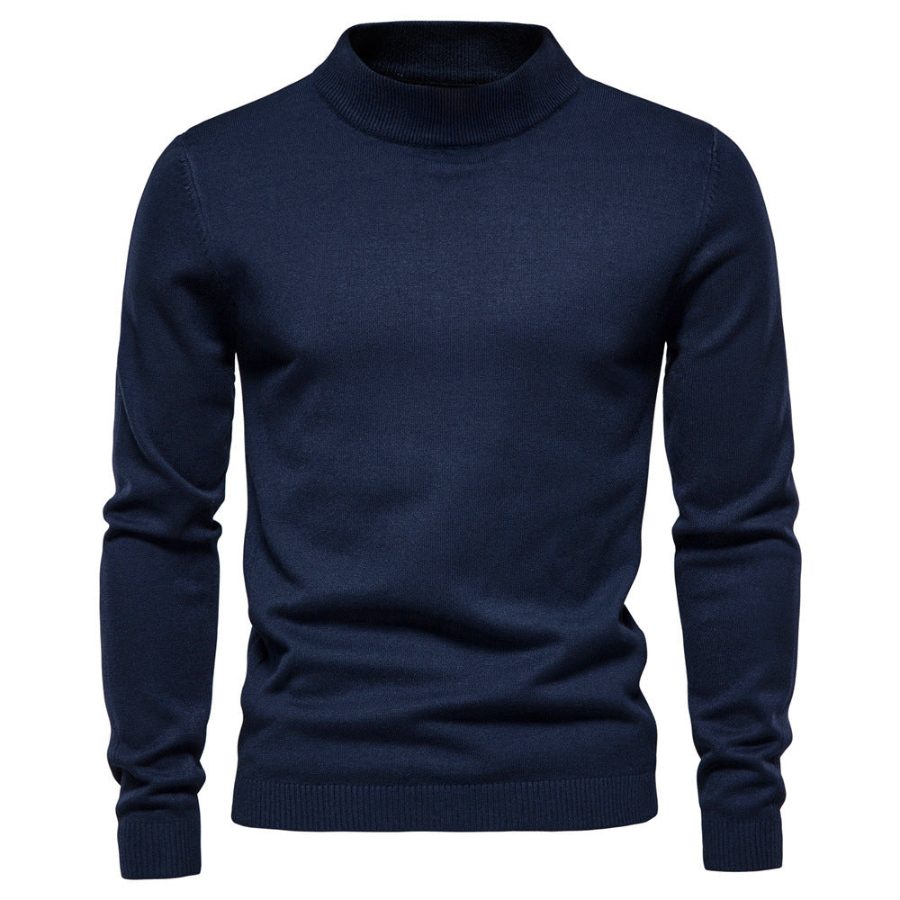 Men's elegant turtleneck sweater made of fine wool Lisslune