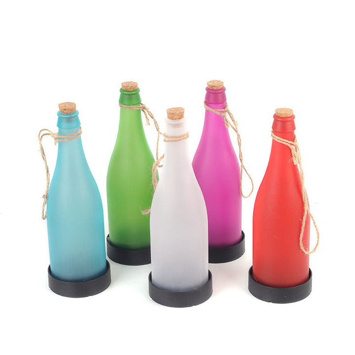 Lisslune | 5 Piece Solar Wine Bottle Light Outdoor Decoration Plastic LED Hanging Light