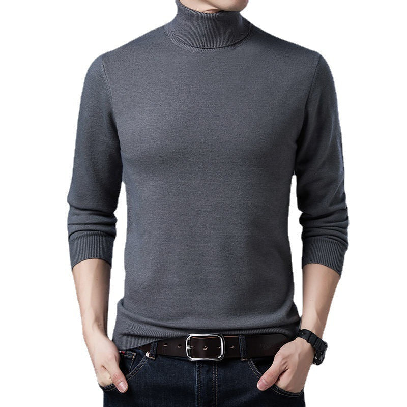 Men's turtleneck sweater made from high-quality wool Lisslune