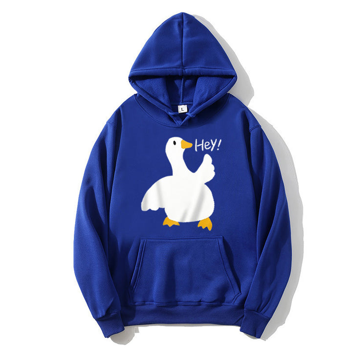 Women's hoodie with playful duck motif Lisslune