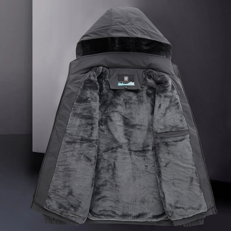 Men's Breathable Functional Jacket with Adjustable Hood Lisslune